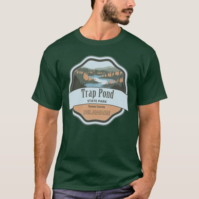 Camiseta Trap Pond State Park (Frente)