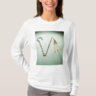 Camiseta Trapaceiro e flail, do túmulo de Tutankhamun