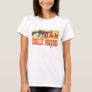 Camiseta Traseira da Frente e do Traseiro de Armas