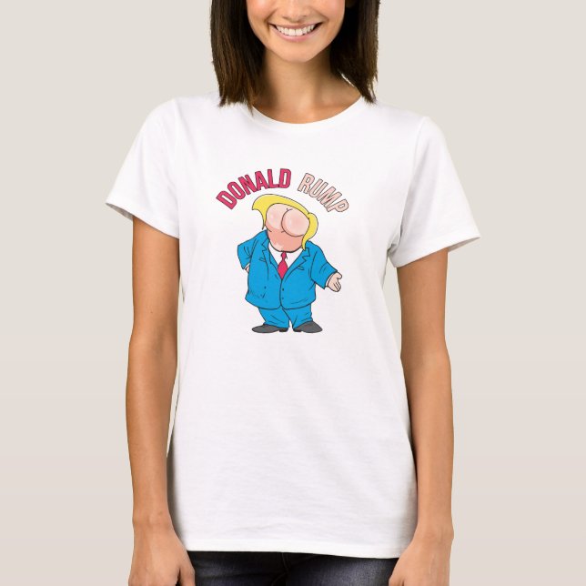 Camiseta Traseiro de Donald - Anti-Trunfo - (Frente)