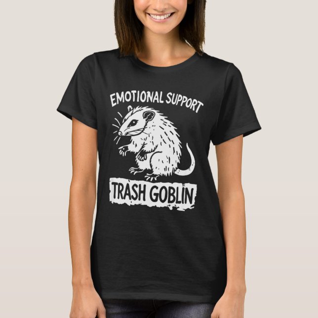 Camiseta Trash Goblin Ssum Emotional Suprt Funny Meme  (Frente)