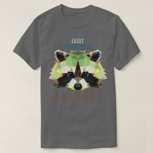 Camiseta Trash Panda Animal Zoo Keeper Gift Racoon (Frente do Design)