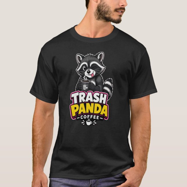 Camiseta Trash Panda Coffee (Frente)