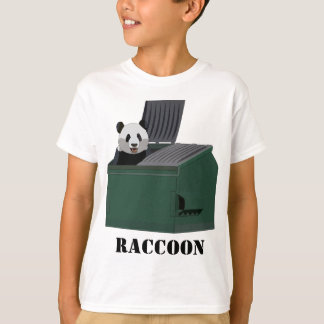 Camiseta Trash Panda shirt that says RACCOON