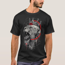 Camiseta Trash Polka Leão Coroado Rugindo