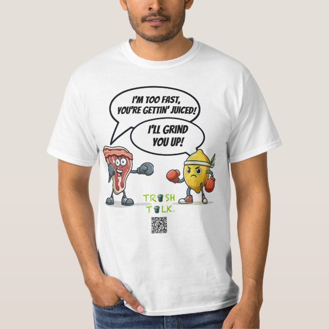 Camiseta Trash-Talk / Lemon vs T-Bone — por LoGoss (Frente)