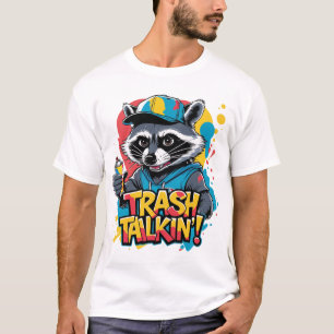 Camiseta Trash Talkin' Raccoon Street Art