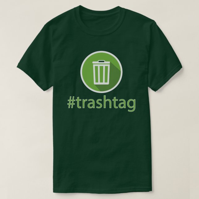 Camiseta #trashtag (Frente do Design)