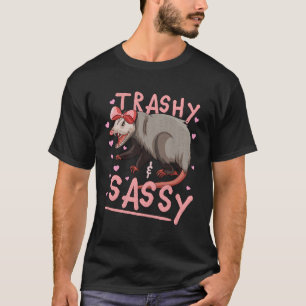 Camiseta Trashy E Sassy Ogambm Possum O Lixo