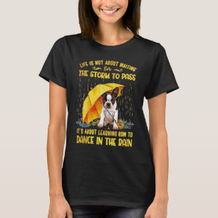 Camiseta Trata-se de aprender a dançar no bosto da chuva