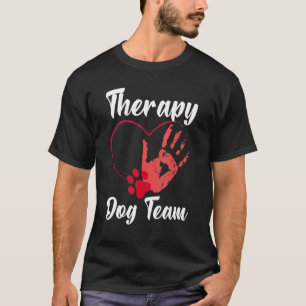 Camiseta Tratamento De Cães Do Grupo De Cães Da Equipe Tera