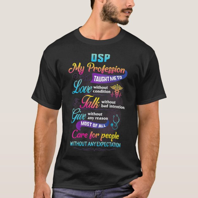 Camiseta Tratamento DSP Para Pessoas Sem Enfermeiro Esperad (Frente)