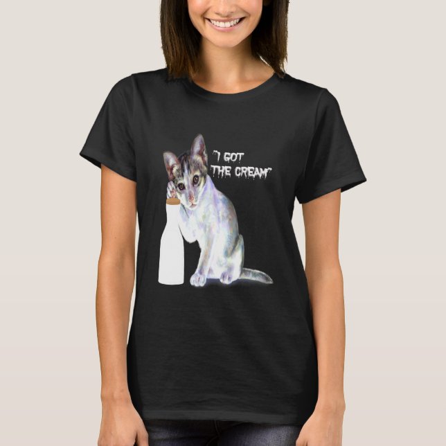 Camiseta Tratamentos De Gatinhos De Gatinhos Eu Tenho Os Pr (Frente)