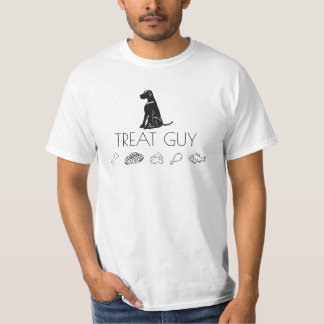 Camiseta "Tratar Cara" (Texto Preto)