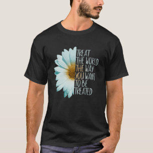 Camiseta Tratar o clima de margarida de girassol decente mu