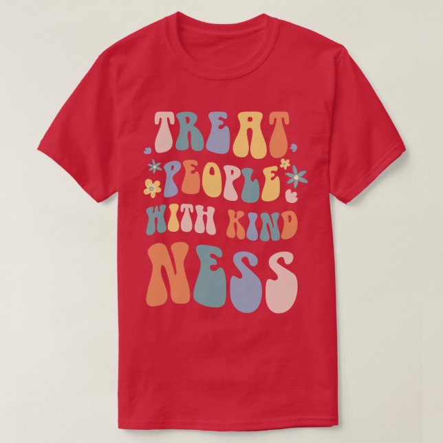 Camiseta tratar pessoas com gentileza (Frente do Design)