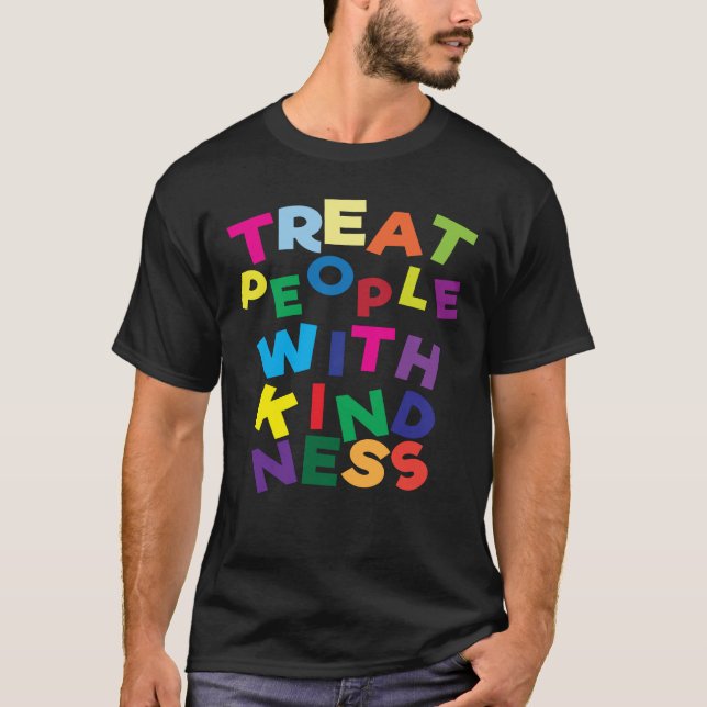 Camiseta Tratar Pessoas com gentileza com o Anti-bullying R (Frente)