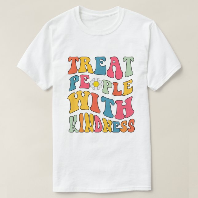 Camiseta Tratar Pessoas com gentileza Retro TPWK Inspiratio (Frente do Design)