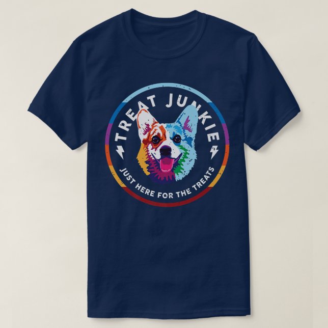 Camiseta Trate Junkie ~ Aqui Para Os Tratamentos1337 (Frente do Design)