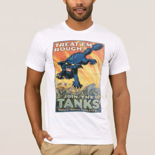 Camiseta Trate-Os Em Massa - Junte-Se Aos Tanques
