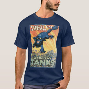 Camiseta Trate-Os Em Massa - Junte-Se Aos Tanques