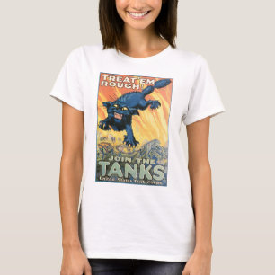 Camiseta Trate-Os Em Rough - Junte-Se Aos Tanques