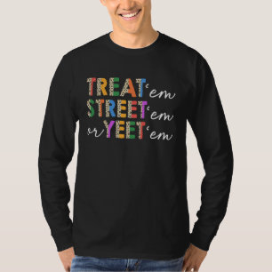 Camiseta Trate-os na Rua ou Arremesse-os Enfermeira de Emer