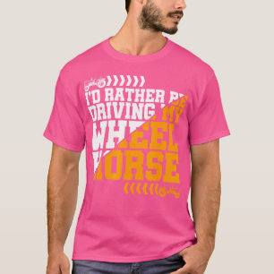 Camiseta Trator agrícola roda cavalo agricultor