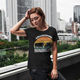 Camiseta Trator com citação alemã