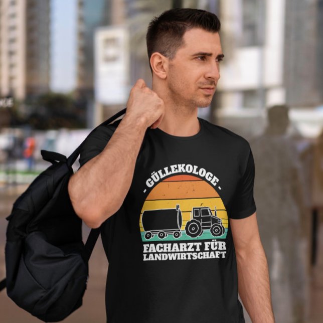 Camiseta Trator com citação alemã (Criador carregado)