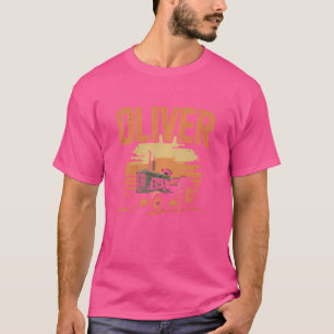 Camiseta Trator com Placa Personalizada Oliver para Oliver
