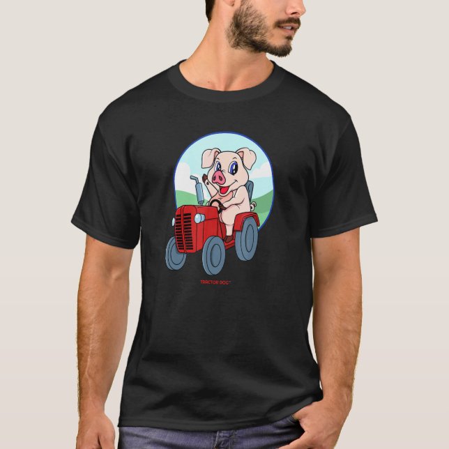 Camiseta Trator Critere A Condução De Um Trator (Frente)