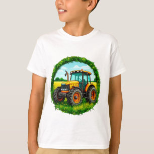 Camiseta Trator de brinquedo infantil