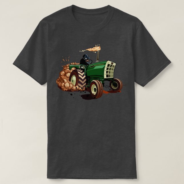 Camiseta trator de corrida (Frente do Design)