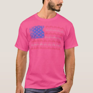 Camiseta Trator de Fazenda Bandeira Americana Agricultura P