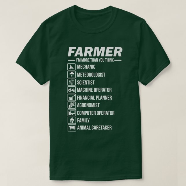 Camiseta Trator de Fazendas orgânicas para a agricultura (Frente do Design)