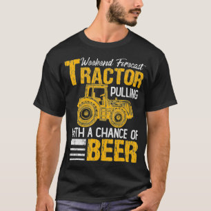 Camiseta Trator de Previsão de Fim de Semana de Pulveriza