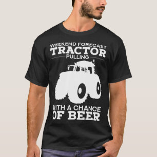 Camiseta Trator de Previsão de Fim de Semana de Pulveriza