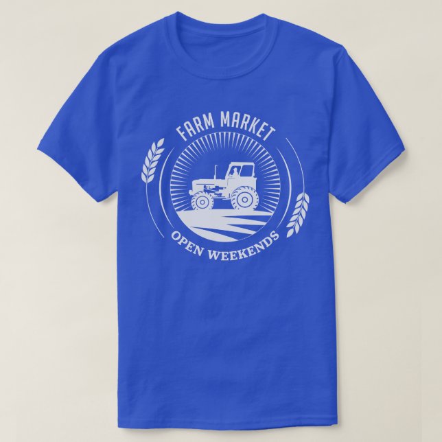 Camiseta Trator do mercado fazenda (Frente do Design)