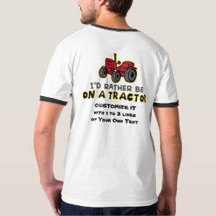 Camiseta Trator engraçado