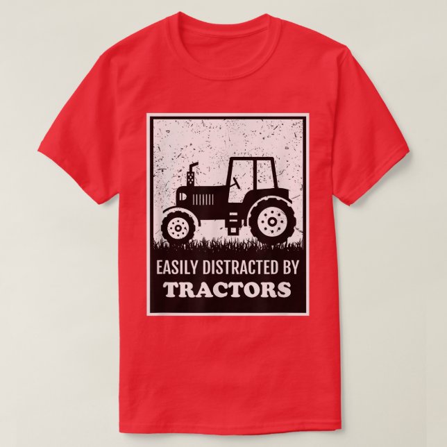 Camiseta Trator Farming Lover Facilmente Distridido Por Tra (Frente do Design)