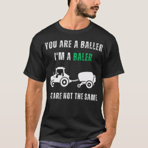 Camiseta Trator Fazendeiro Feno Fazendeiro Enfardadeira