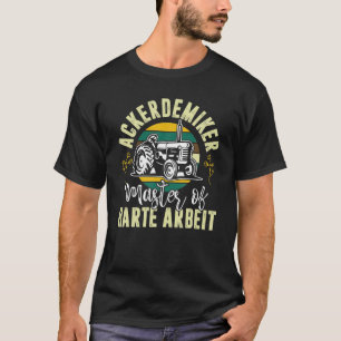 Camiseta Trator Funny Dizendo Trator Farmer Ideia Dotada
