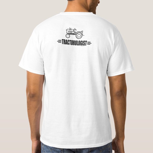Camiseta Trator Humorístico Engraçado Racing (Verso)