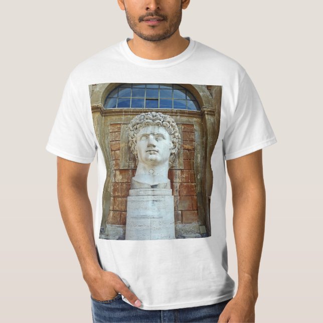 Camiseta Trator latino-latino, antigo guerreiro romano, esc (Frente)