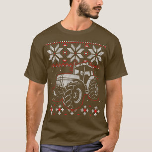 Camiseta Trator Lover Ugly Christmas Sweater, Farmer Farmer