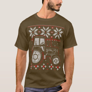Camiseta Trator Lover Ugly Christmas Sweater, Farmer Farmer