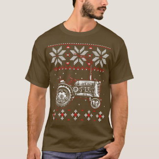 Camiseta Trator Lover Ugly Christmas Sweater, Farmer Farmer