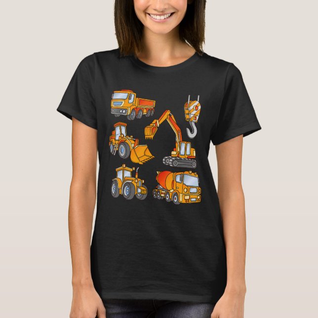 Camiseta Trator Para Rapazes Criadores Trator (Frente)