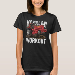 Camiseta Trator Puxando Meu Traçado Do Dia De Puta Tractorp